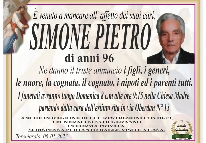 Annuncio Simone Pietro